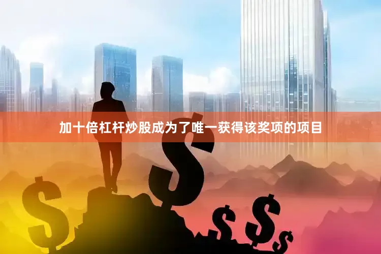 加十倍杠杆炒股成为了唯一获得该奖项的项目